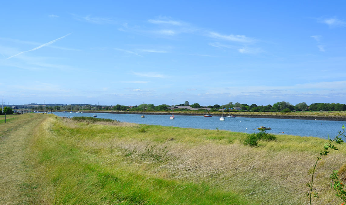 nature reserve at Kingfisher Holiday Park