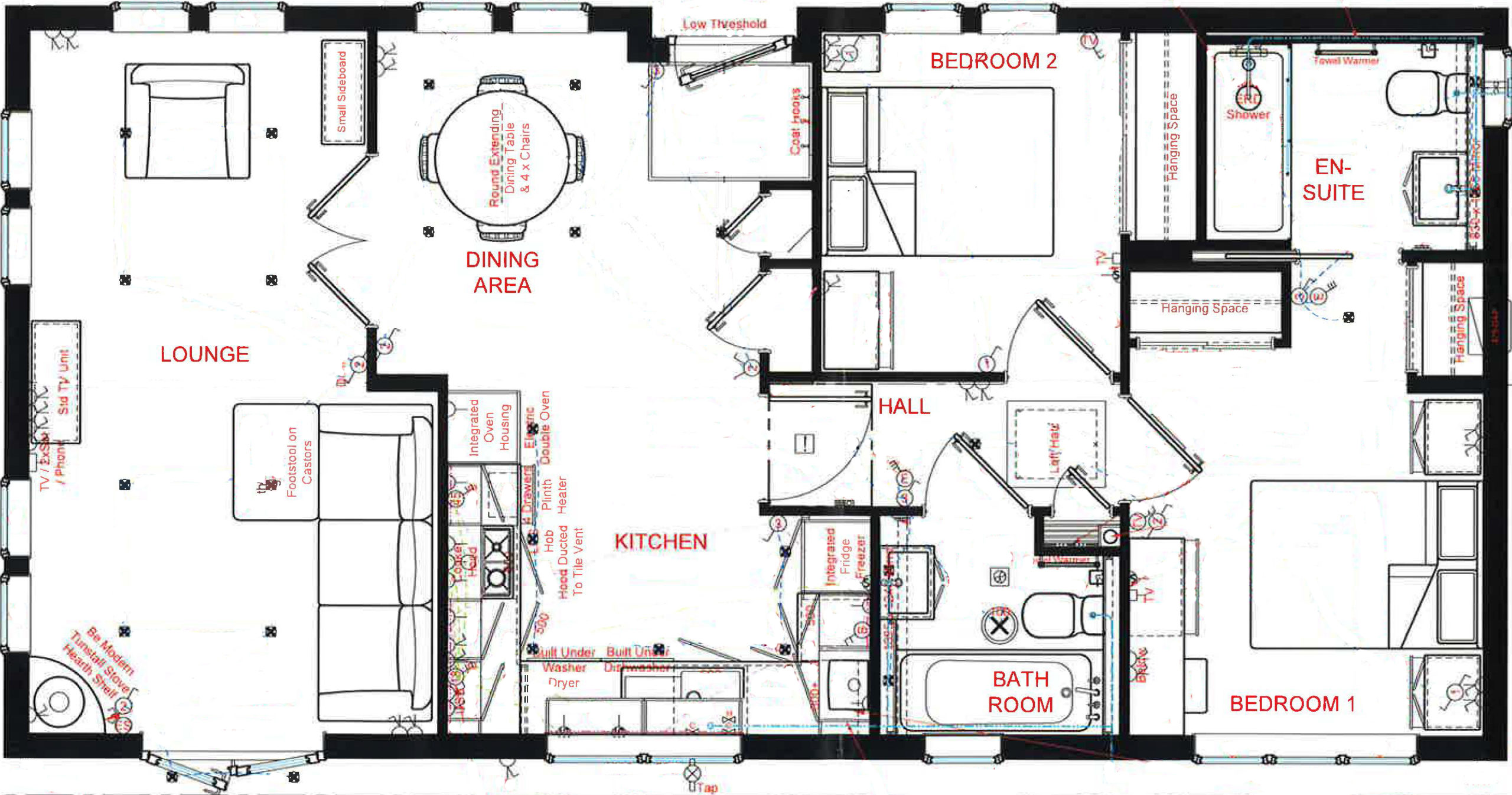 scaled floor plan 203 temple greove
