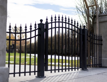 gates outside a property