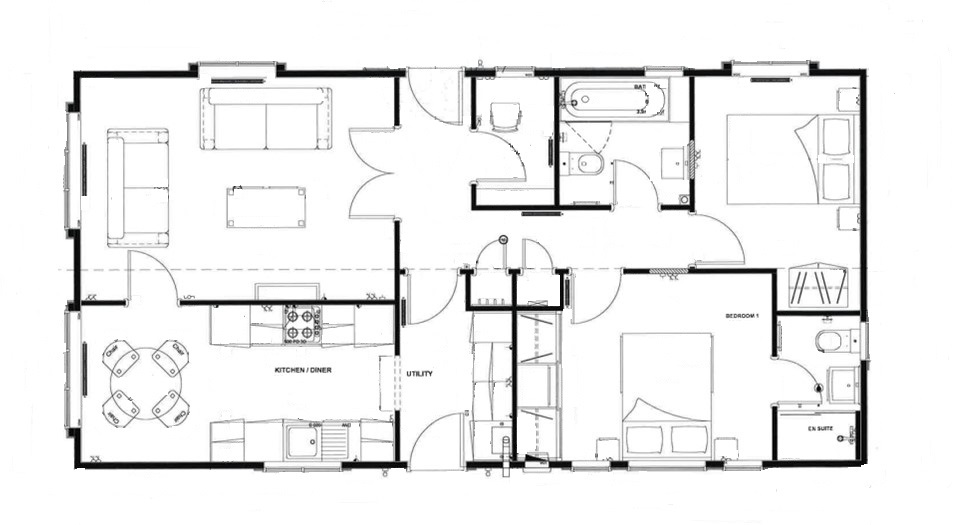 6 Five Acres interior drawing