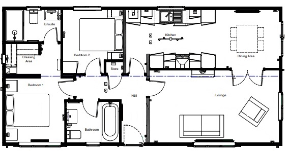 Manor The Brampton floor plan layout